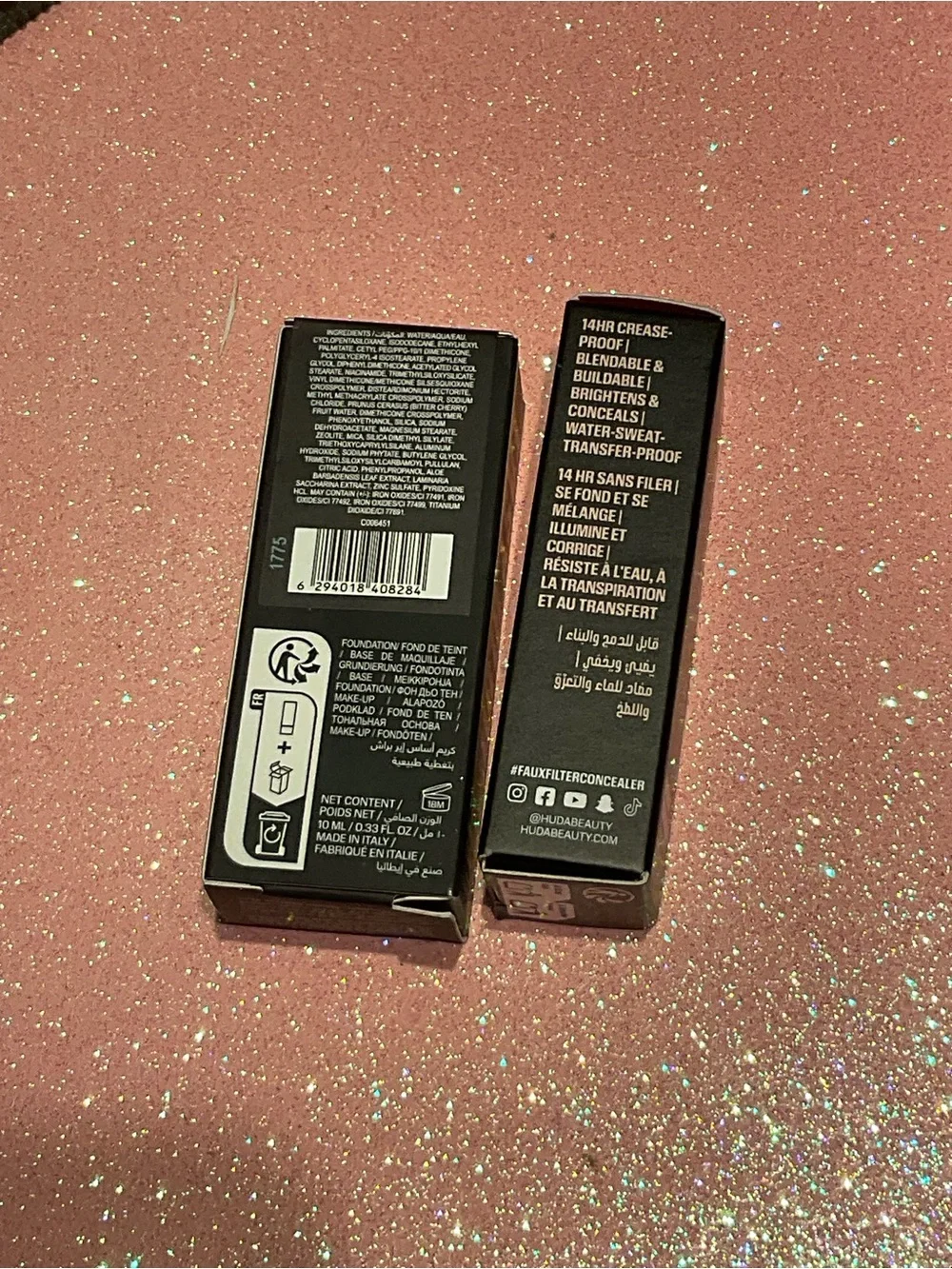 2- Huda Beauty Products- Easy Blur Natural Airbrush Foundation & Concealer